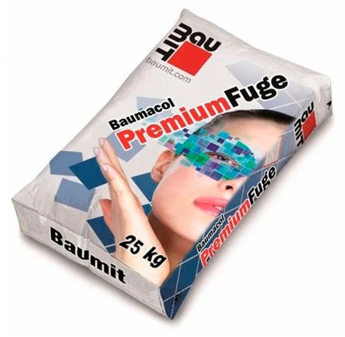 Цветная затирка для швов Baumit Baumacol PremiumFuge (лаванда, терракотовый, темно-коричневый, светло-коричневый, медовый), 25 кг